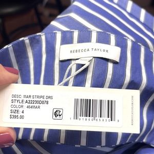 Rebecca Taylor Mar Stripe Dress